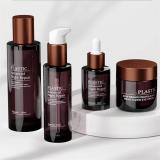 Plastic lotion bottle and cream jar