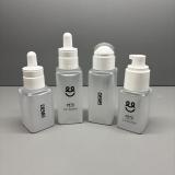 Frosted PETG square plastic dropper bottle 30ml plastic lotion bottle