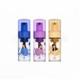 Wholesale High Quality Round Cylinder 100ml Foam Pump Glass Bottle for Facial Cleanser Cosmetic Packaging