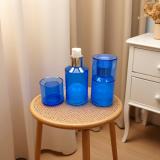 Customize 15ml 30ml 50ml Round Petg Airless Bottle with Press Pump for Lotion Cosmetic Packaging